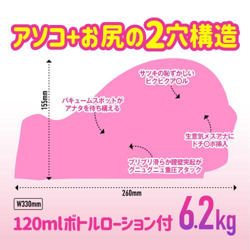 KMP MagaColle Serious Skin Female Nidai Big Ass Hole Illustration by Z Ton (SHIS) 6.2kg 2 Hole Structure Underwear with Lotion Included