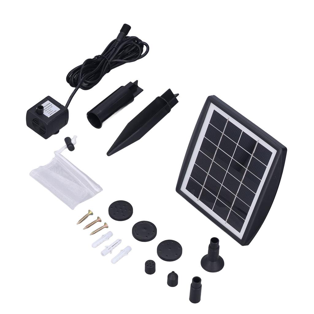 Solarpumpe Wasserfontäne Sauerstoffanreicherung Bürstenlose Tauchpumpe für Teich Pool Aquarium
