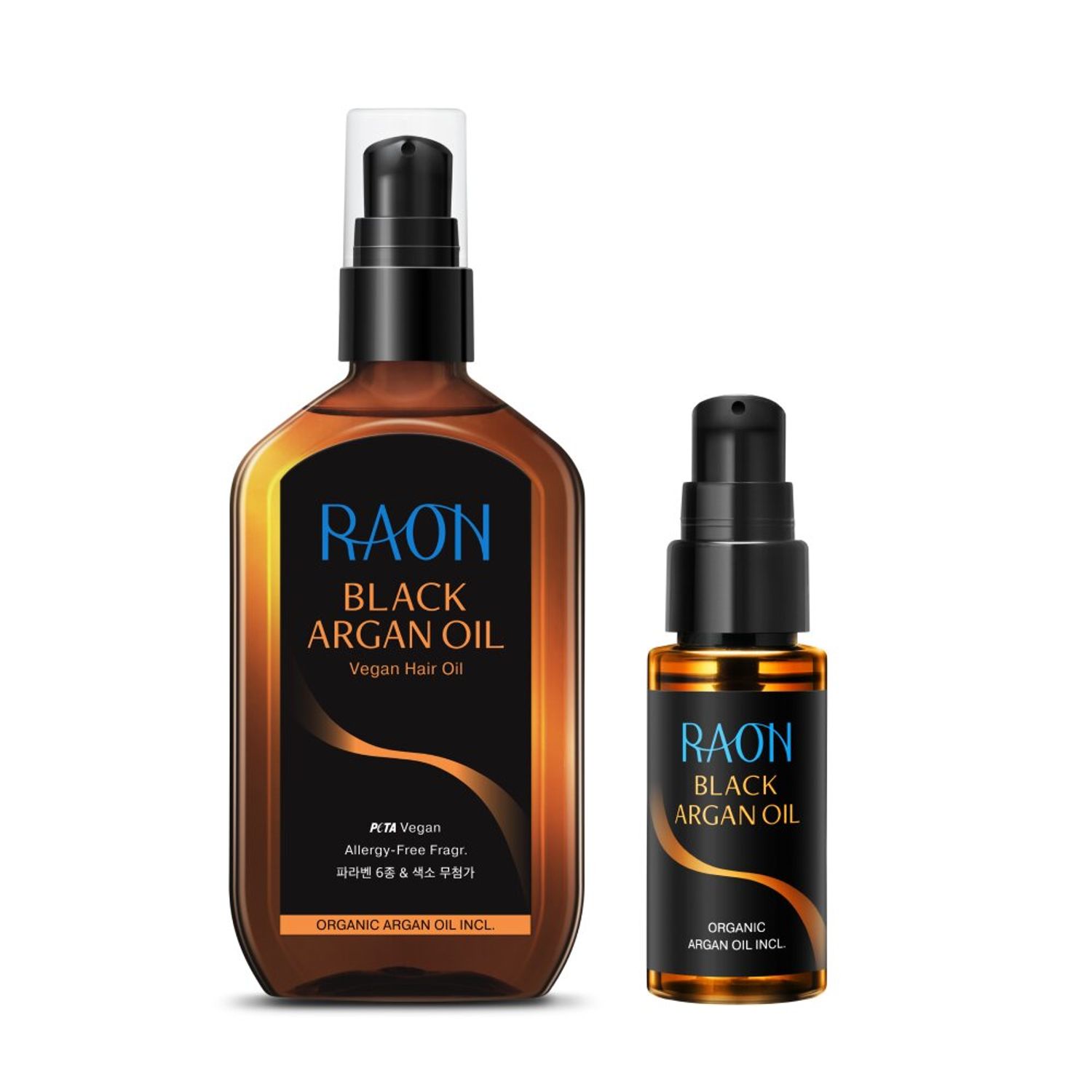

RAON Black Argan Hair Oil Essencce 100 мл Специальный набор (+30мл)