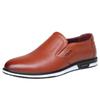 Old man's head autumn and winter velvet men's shoes Doudou breathable men's white casual shoes soft leather white shoes 95068