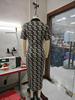 2025 European Autumn/Winter V-Neck Long Sleeve Printed Sexy Dress for Women