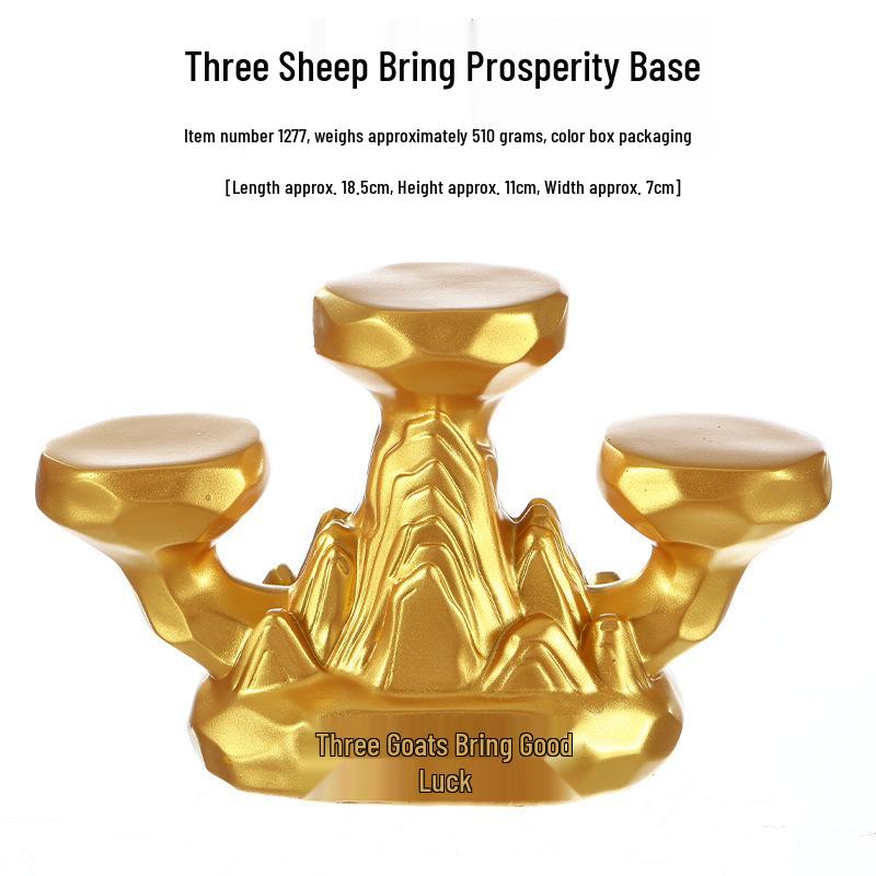 Guochao Rotatable Zodiac Sheep Mascot Phone Holder - Creative Desktop Souvenir Gift