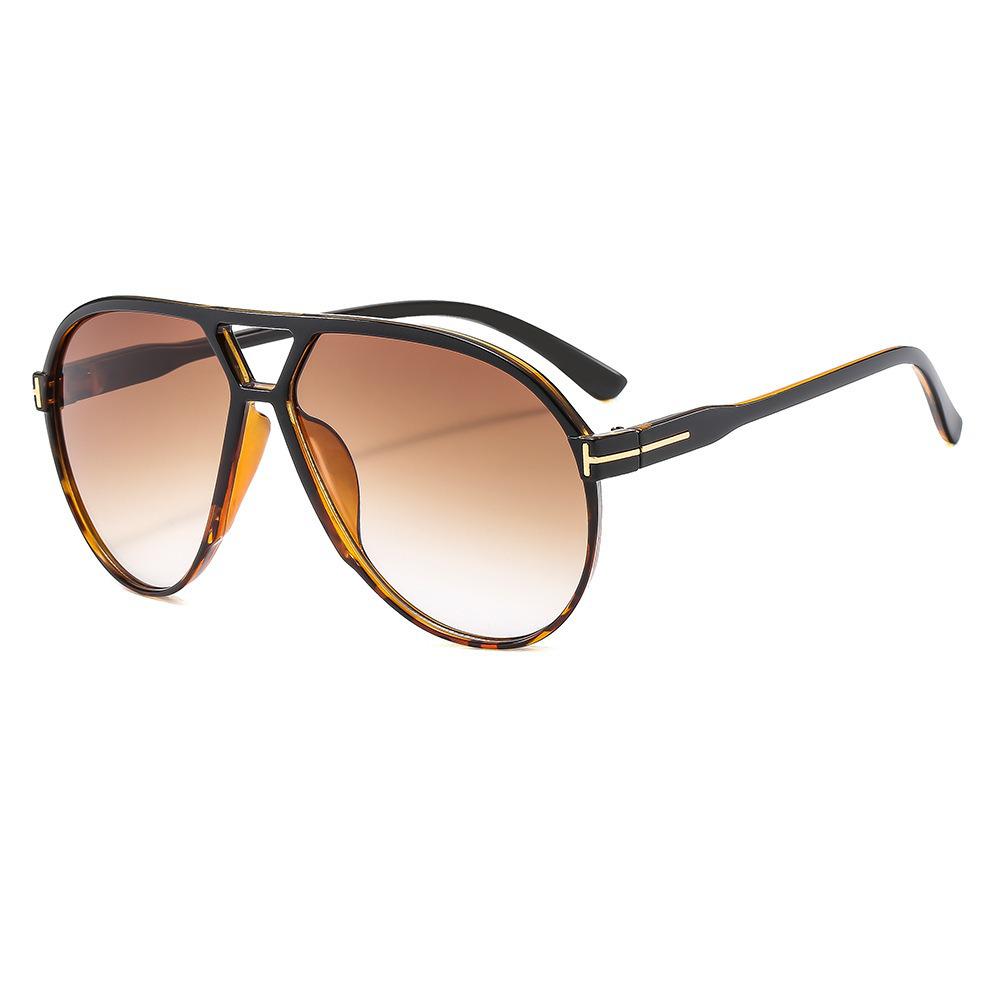 Men's Retro Double-Beam UV Protection Sunglasses for Outdoor and Driving