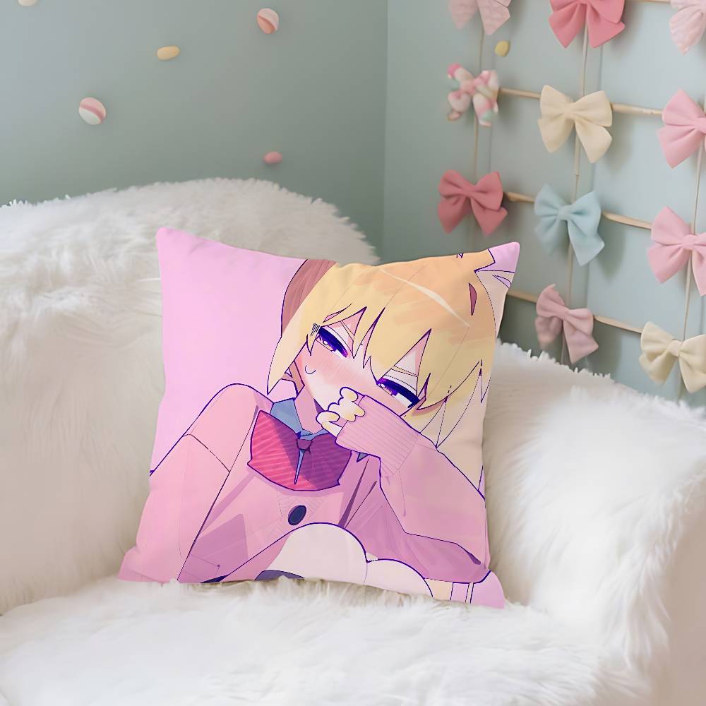 Cute AAkita Neru Kawaii Case Plush Fabric Soft Pillowcase Double Sided Print Cushion Cover Household Gifts