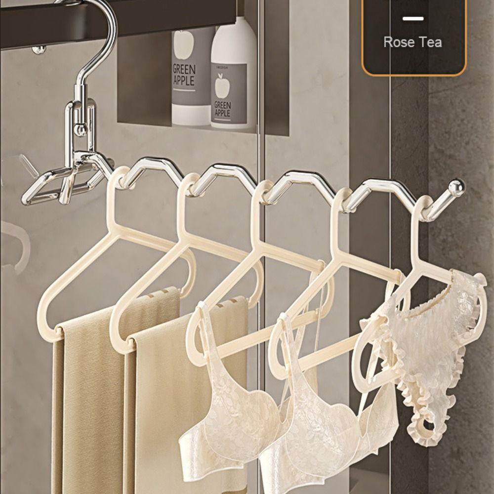 Single Pole Stainless Steel Coat Hanger Portable Simple Clotheshorse Folding Clothes Hanger