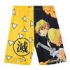 Kids Boys Anime Cartoon Demon Slayer Kimetsu No Yaiba Short Sleeves T-shirt Top Shorts Pants Clothes Sets