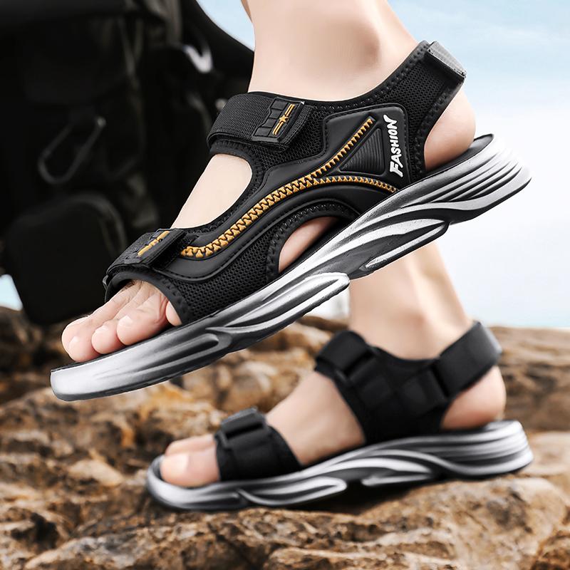 Sandals men summer fashion casual new style breathable comfort light versatile soft bottom wear-resistant casual beach sandals