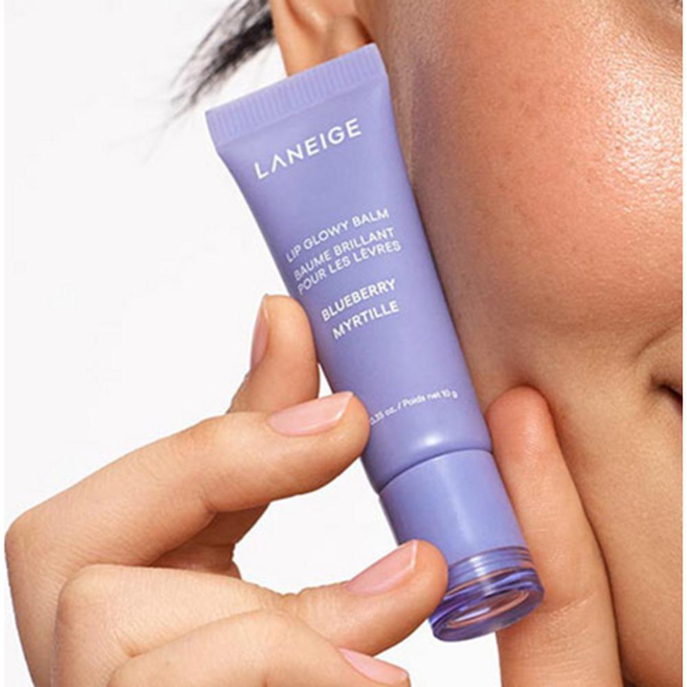 Laneige Lip Glowy Balm 10g - Blueberry - Moisturizing Lip Care, Korean