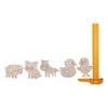 DIY Crafts Wooden Wooden Cutouts Animal Black Farm Animals Paint Crafts Home Decor