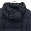Armani Exchange Dot Pattern Down Coat S Navy Women Used
