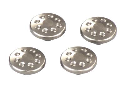 POSH 000820-11 Motorcycle Accessories Cap Bolt Cover for M8 Titanium Color