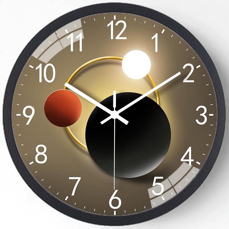 Multiple Sizes Fashion Wall Clock Creative Brand Silent Timepiece For Children Sitting Living Room Bedroom Kitchen Home Decor