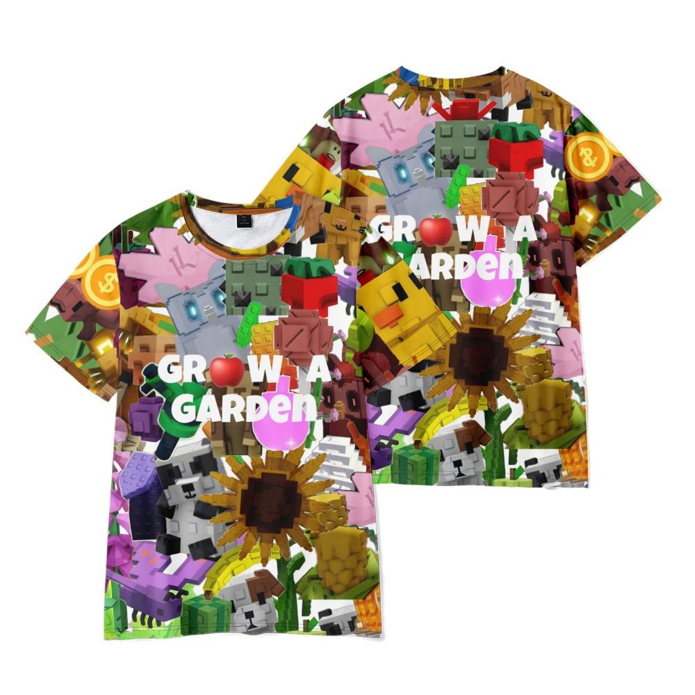 17 Colors Grow A Garden Merch 2025 Tee T-shirt Merch Men Short Sleeve Tee Unisex Tops Clothes Causal Female Y2K Tops