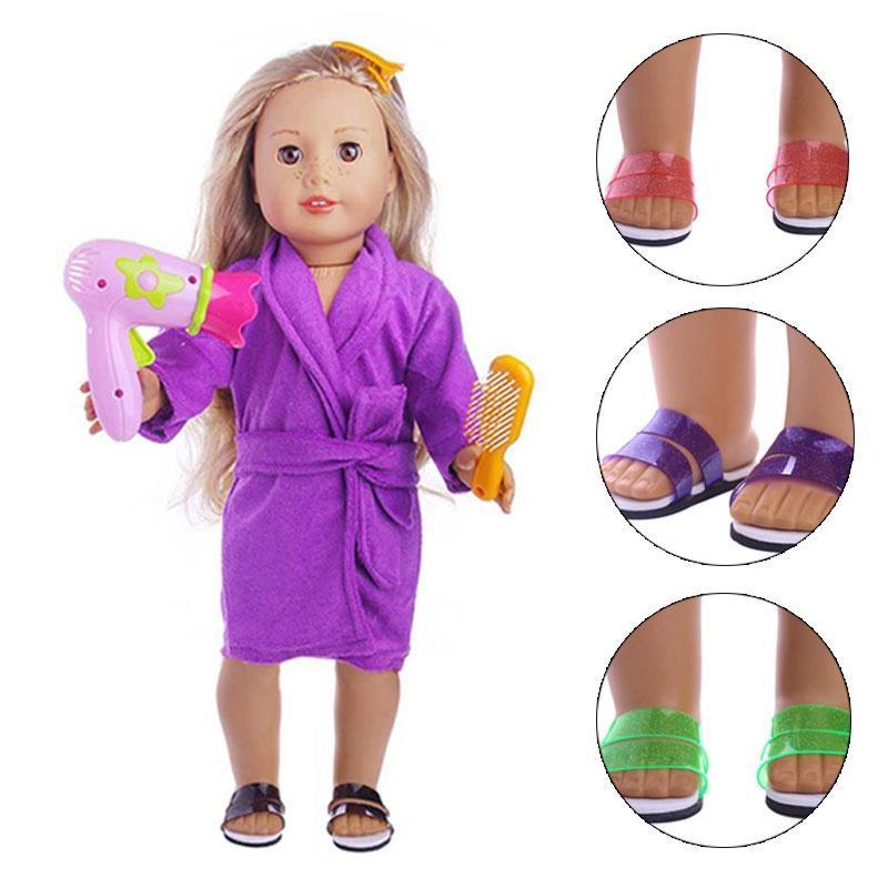 4pcs Wig Comb Cute Doll Accessories Fit For 18/'/' American Girl Purple Hair Pick