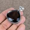 Smoky Topaz Gemstone Handmade 925 Sterling Silver Jewelry Pendant 1.89" KKG-48