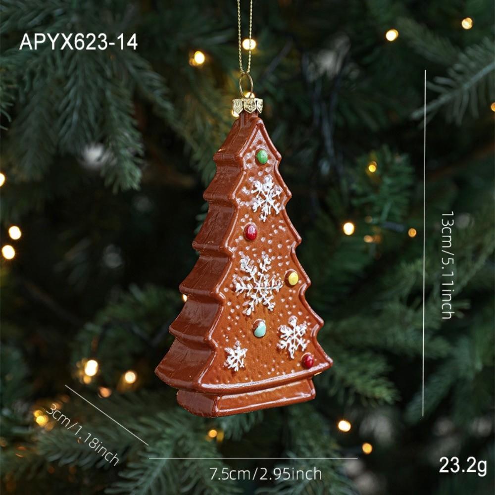 Plastové vánoční ozdoby perníčků Vánoční dárek