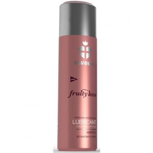 Lubrifiant 100ml vin mousseux de fraise aise Rose