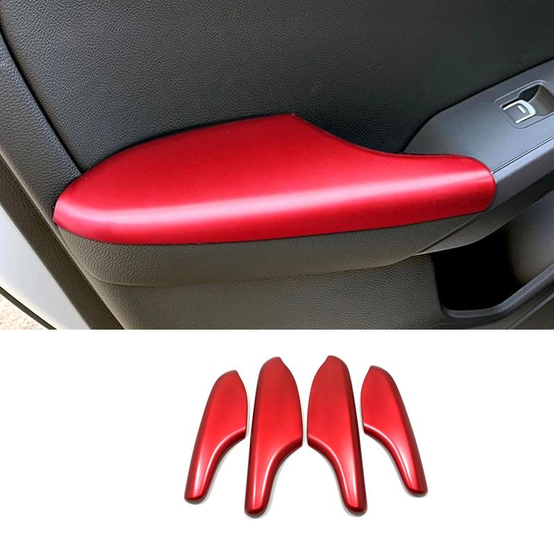 For Honda Civic 11th Gen   Carbon Fiber Car Door Armrest Panel Cover Trim Decorative Sticker Interior Accessories