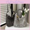 2024 Stylish Lazy Leopard Print Large Capacity Shoulder Bag For Women Chic Casual Use