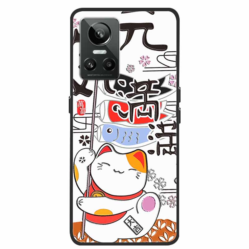 For Realme GT Neo3 5G Case 3D Flower Emboss Soft Silicone Phone Back Cover Case For OPPO Realme GT Neo2 Neo 3 Coque for Bumper