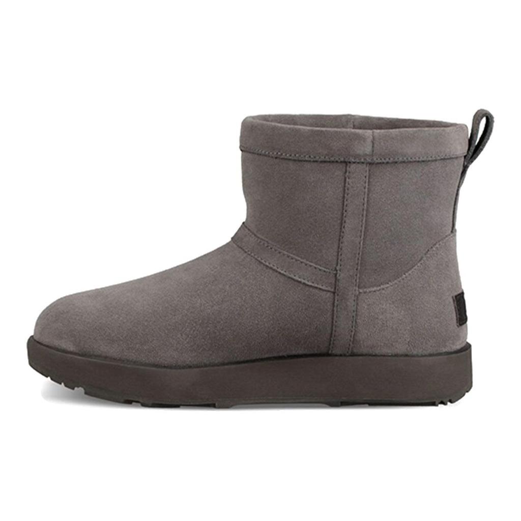 UGG Classic Mini Waterproof Suede Sheepskin Warm Non-Slip Casual Comfortable Short Snow Boots Women boots Gray 1019643-MTL
