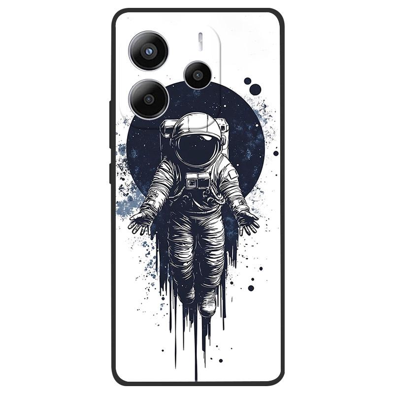 For Redmi Note 14 4G (Europe) Phone Case Marble Painting Pattern Soft Silicone Anti Drop Cover For Xiaomi Redmi Note14 4G Shell