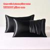 2 Pack Satin Pillowcases for Hair and Skin Soft Breathable Cooling Smooth Pillow Covers for Sleeping