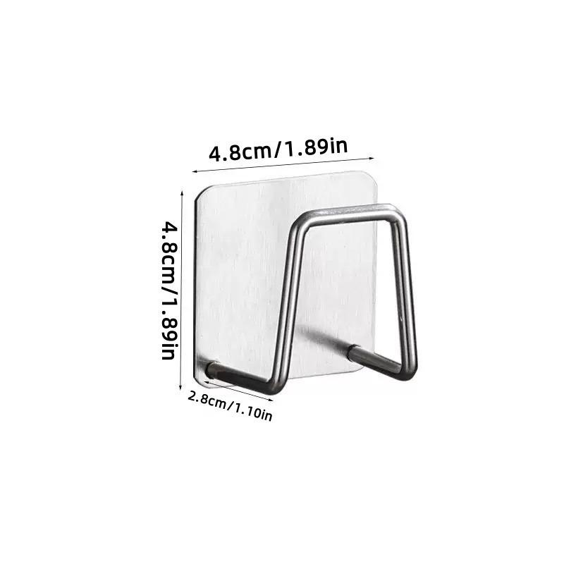 Stainless Steel Rack & Holder for Cutting Board, Pot Cover, Sponge, Draining, Multifunctional Punch-Free Storage Shelf
