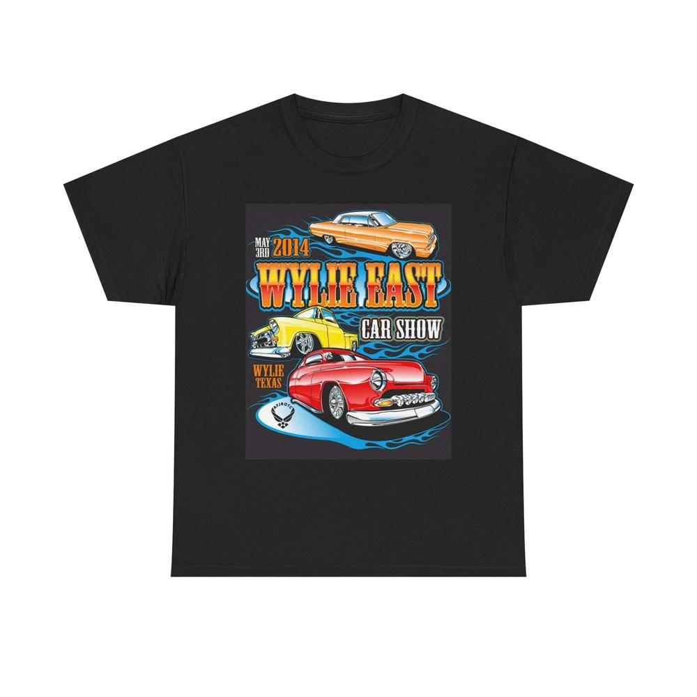 Retro Muscle Car Show Cruise In Graphic T Shirt Unisex Heavy Cotton Tee 7 Unisex T-Shirt M