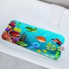 Cartoon Pattern Bathtub Mats Sea Animal 100cm*40cm Bath Shower Mats Drainage Design PVC Non-Slip Bath Mat Shower Use