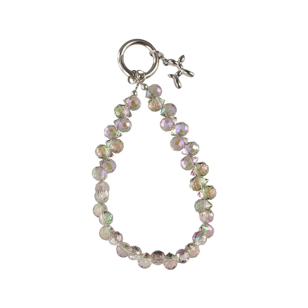 Color Rhinestone Crystal Bead Phone Strap Wrist Chain Mobile Phone Lanyard  Phone Case Accessories