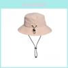 Waterproof Summer Fisherman Hat With Wide Brim Sun Protection For Outdoor Activities