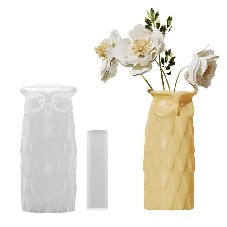 Sturdy Quality Owl Vase Mold Versatile Silicone Crafting Tool For Epoxy Resin Projects 91g Lightweight