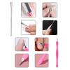 LINMANDA Manicure Kits Stainless Steel Manicure Set Nail Filing Accessories Sponge Rubbing Strip Personal Nail Care Utensils