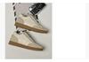Men's Breathable Lace-up Sports Shoes, 8cm Height Increasing, Lightweight, Thick Sole, Casual Training Board Shoes