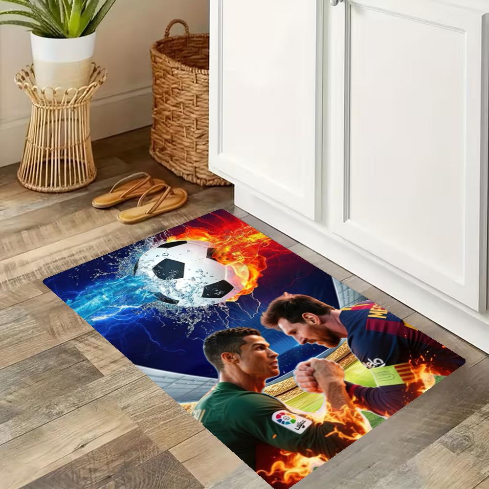 Cristiano Ronaldo Kitchen Floor Mat Long Strip Mat Antislip Machine Washable Suitable For Bathrooms Laundries Home Decoration Carpets