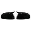 Glossy Black 1 Pair Car Side Wing Mirror Cover Caps For Skoda Fabia 2008-2014 Rearview Mirror Cover Shell Case Trim Add On