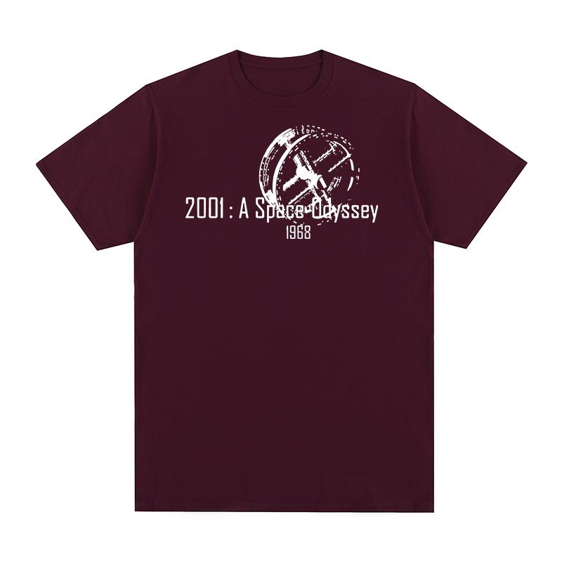 2001 Odyssee im Weltraum Vintage T-Shirt SiFi Film Stanley Kubrick Kleidung Baumwolle Herren T-Shirt Neues Tee T-Shirt Damen Oberteile
