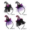 Enchanting Witch Hat Headband for Halloween Festivities