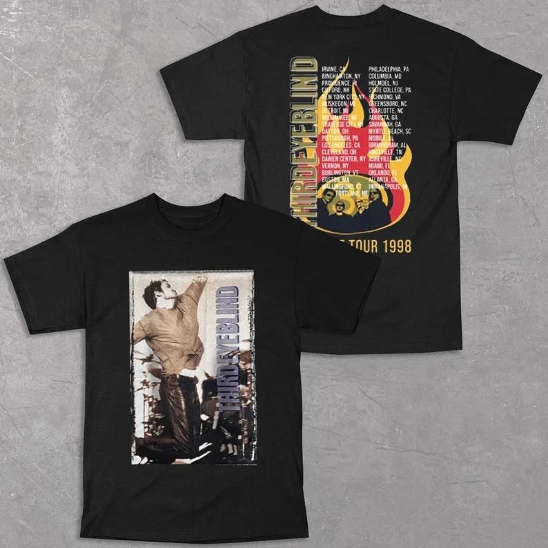 Vintage Style 90 s Third Eye Blind Bonfire Tour Rock Band Unisex T-T-shirt S