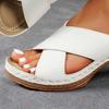 Oversized, Open Toed, High-heeled Slippers, Women's Shoes, Thick Heels, Sandals