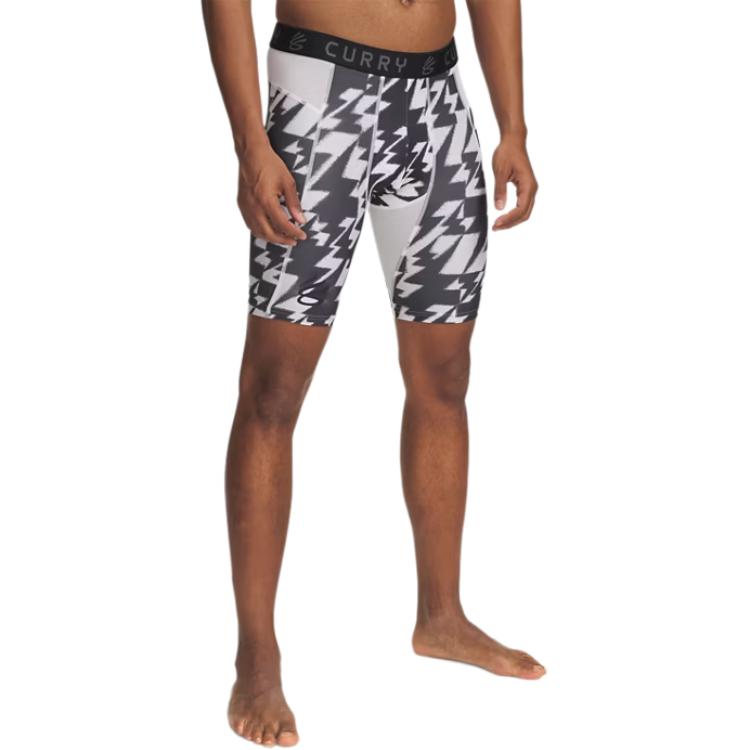 

Under Armour Curry HeatGear Printed Fashionable Simple Trendy Sports Shorts Men shorts 1379829-103 XXL