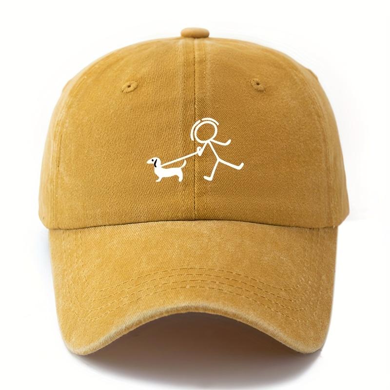 Dog Fashion Printed Baseball Cap, Gift for Dog Lovers, Simple and Stylish Design, Outdoor Travel Equipment
