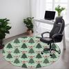 1pc Christmas Wrapping Office Round Rug, Non-slip, Soft and Durable Office Rug for Interior Decoration, Perfect for Office, Beautiful Decoration Yy260