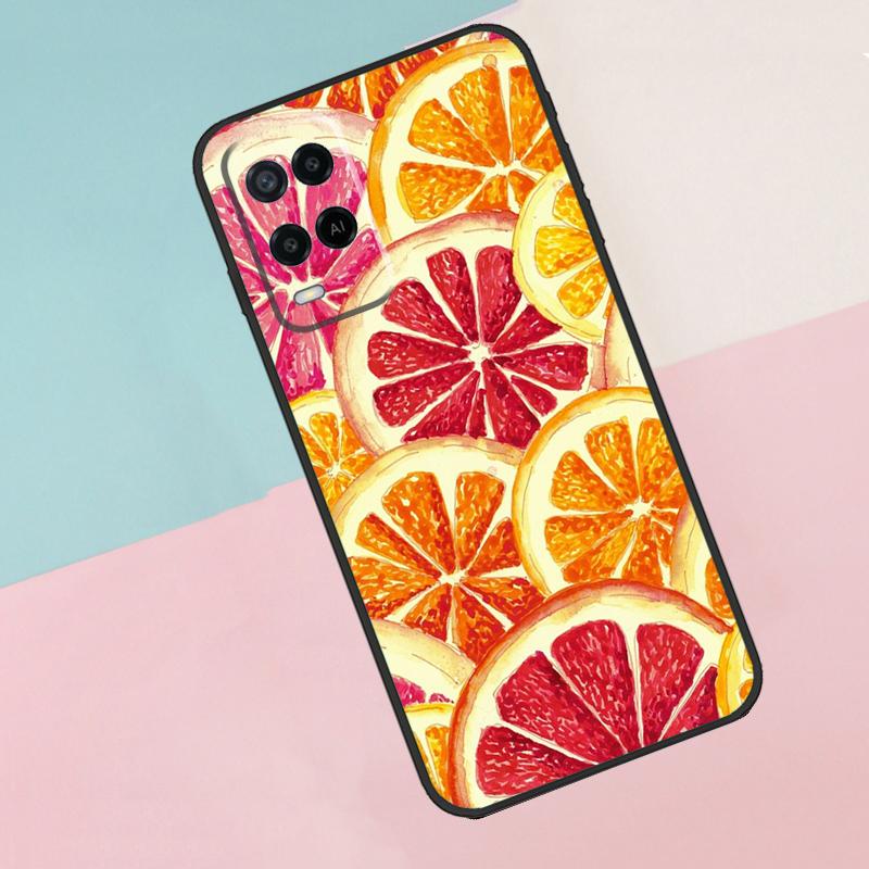 Summer Fruit Lemon For Oppo A74 A94 A54 A80 A78 A98 A40 A60 A18 A38 A58 A15 A17 A77 A57S A16 A76 A96 Phone Case