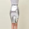 Autumn Skirts Sexy Solid Chic Pencil Skirt Long Skirt Package Hip Split High Waist Midi Skirt