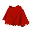 LYING Baby Hooded Red Hoodie for Cold Weather Baby Shower Size Poncho, Coat, Kids' Cloak, Cape, Girls, Toddlers, Halloween, Christmas, Fall/Winter