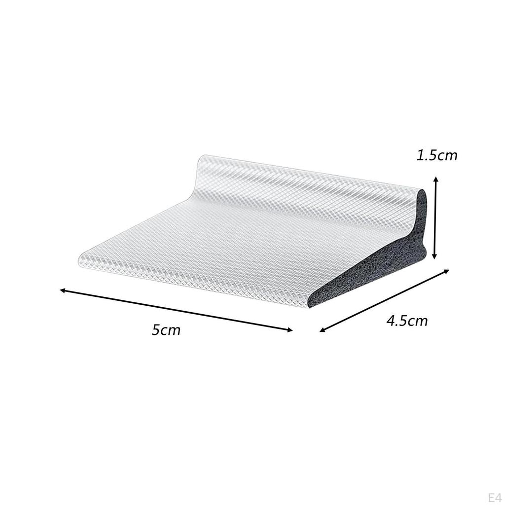 50 Pieces Door Corner Seals Rubber Sealing Strips Foam Window Strips,Gaps Jamb Frame Seal