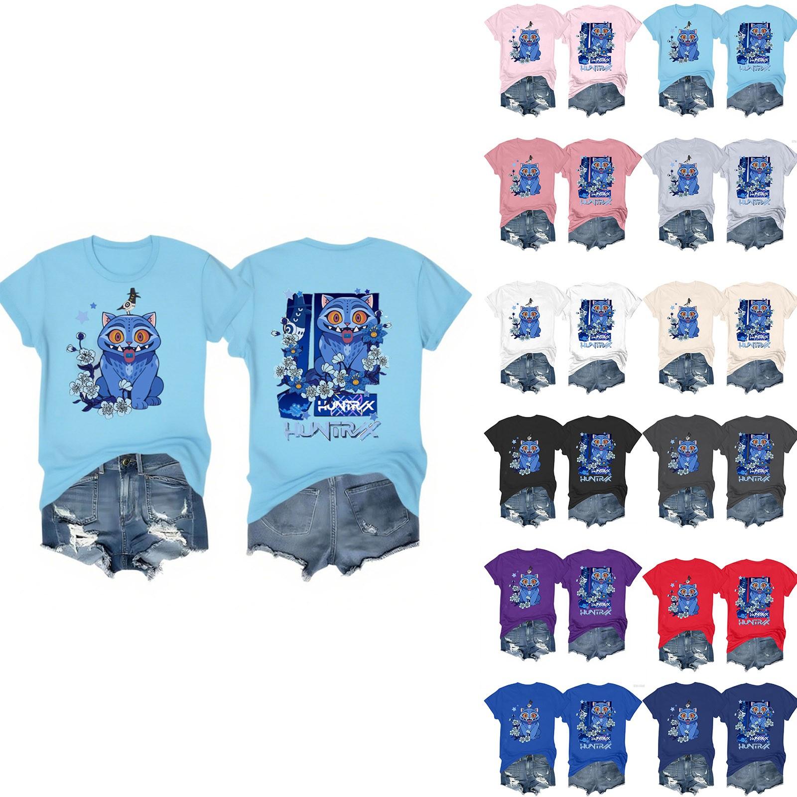 

Women s Daily Festival Printed Short Sleeve Floral Short Sleeve Round Neck Retro Short Sleeve Summer Casual Tops L бежевий