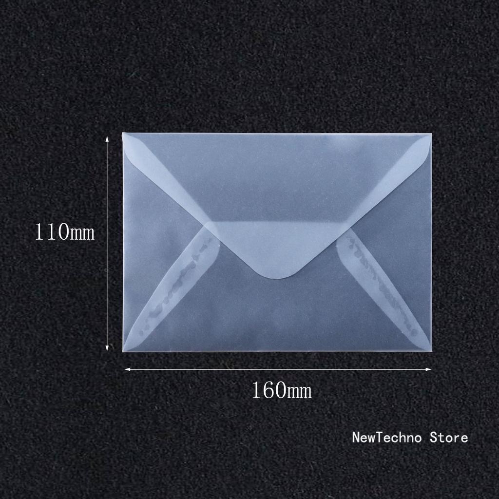 Transparent Envelope Translucent Paper Envelopes Set Letter Vintage Wedding Invitation Envelopes for Cards